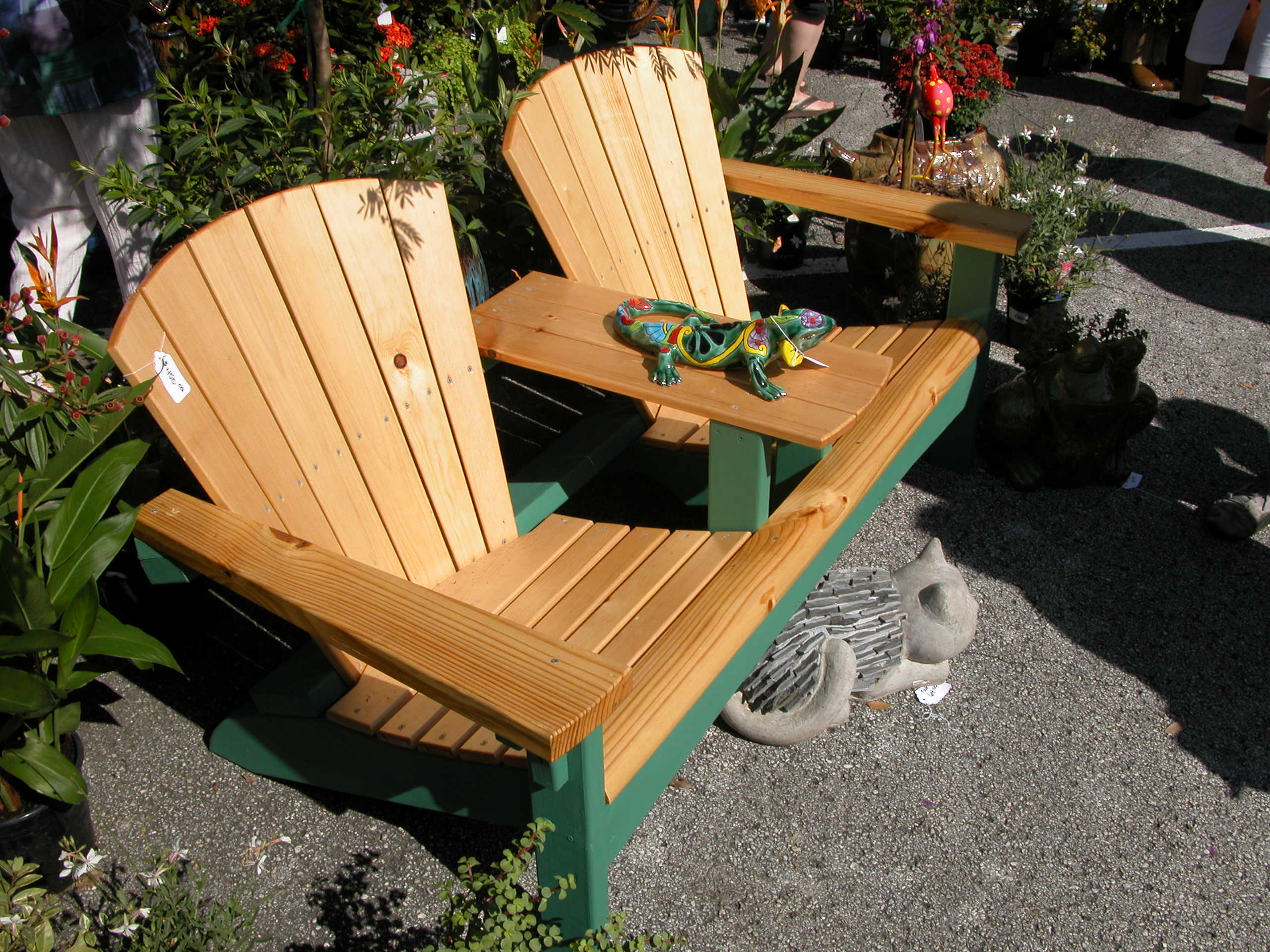 Wood Double Adirondack Chair Plans PDF Plans